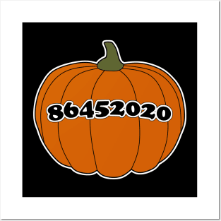 Orange Pumpkin 86452020 Posters and Art